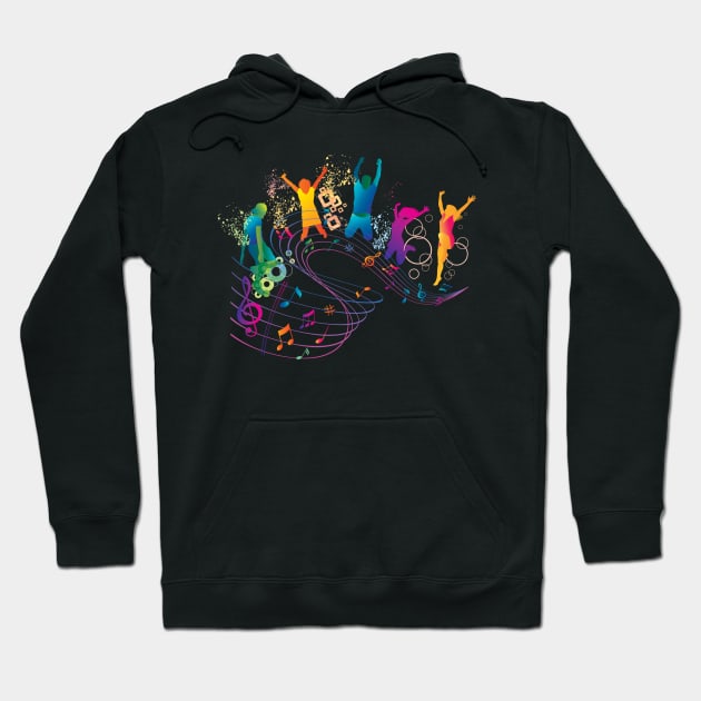 Colorful Dance Hoodie by marcusmattingly